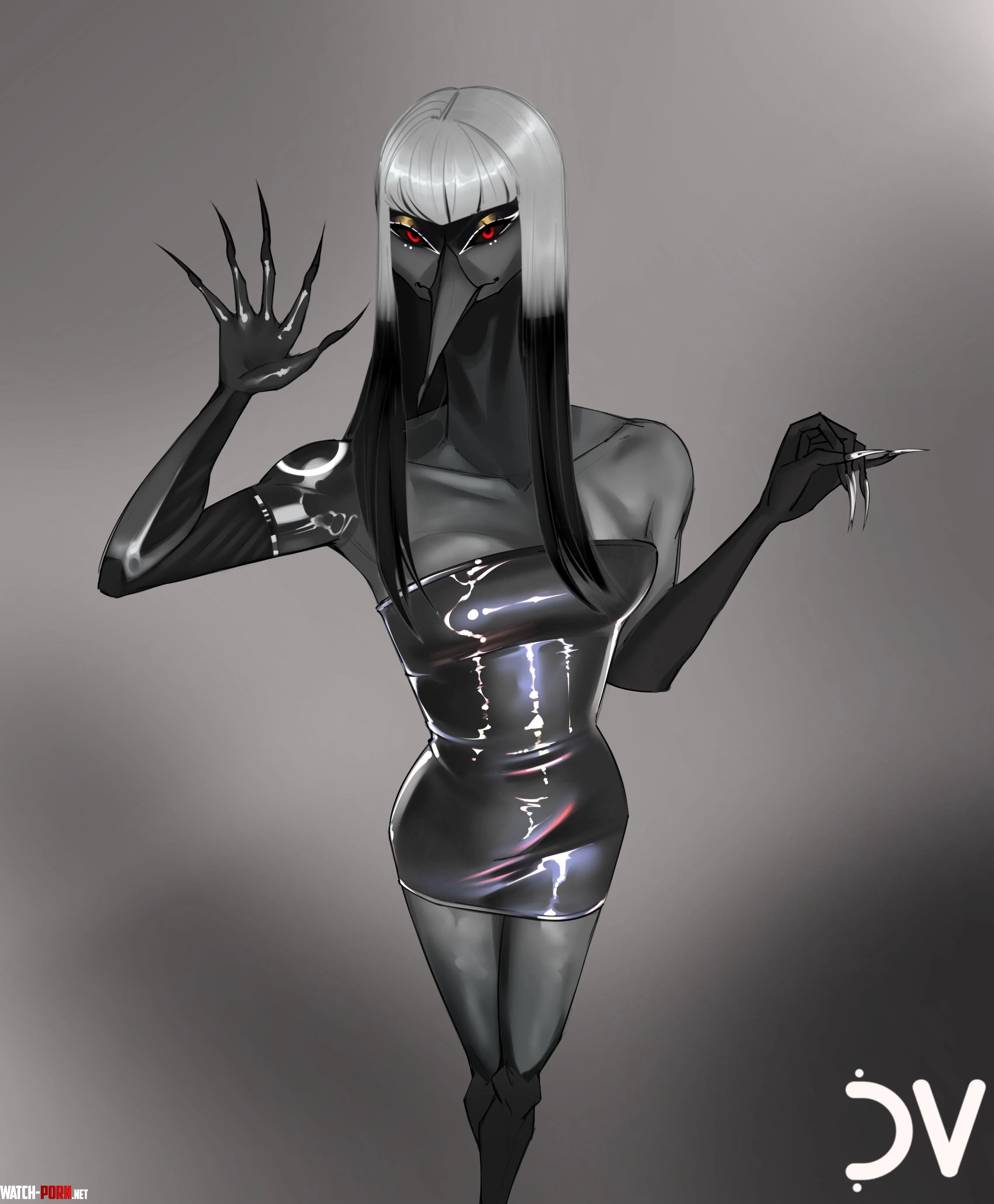 Meet my oc Vivienne Grus the Demoiselle CraneArt by me by DD_YL2