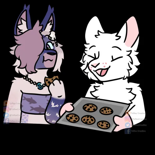 Thumbnail Cookies TimennAutumn Themed Couple YCH Art by ToffeeCreation