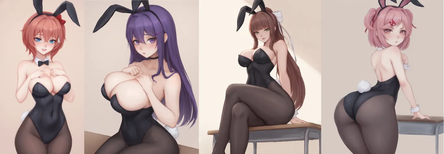 Thumbnail Explore Doki Doki Bunny Club by 1LoveLolis in DDLCRule34
