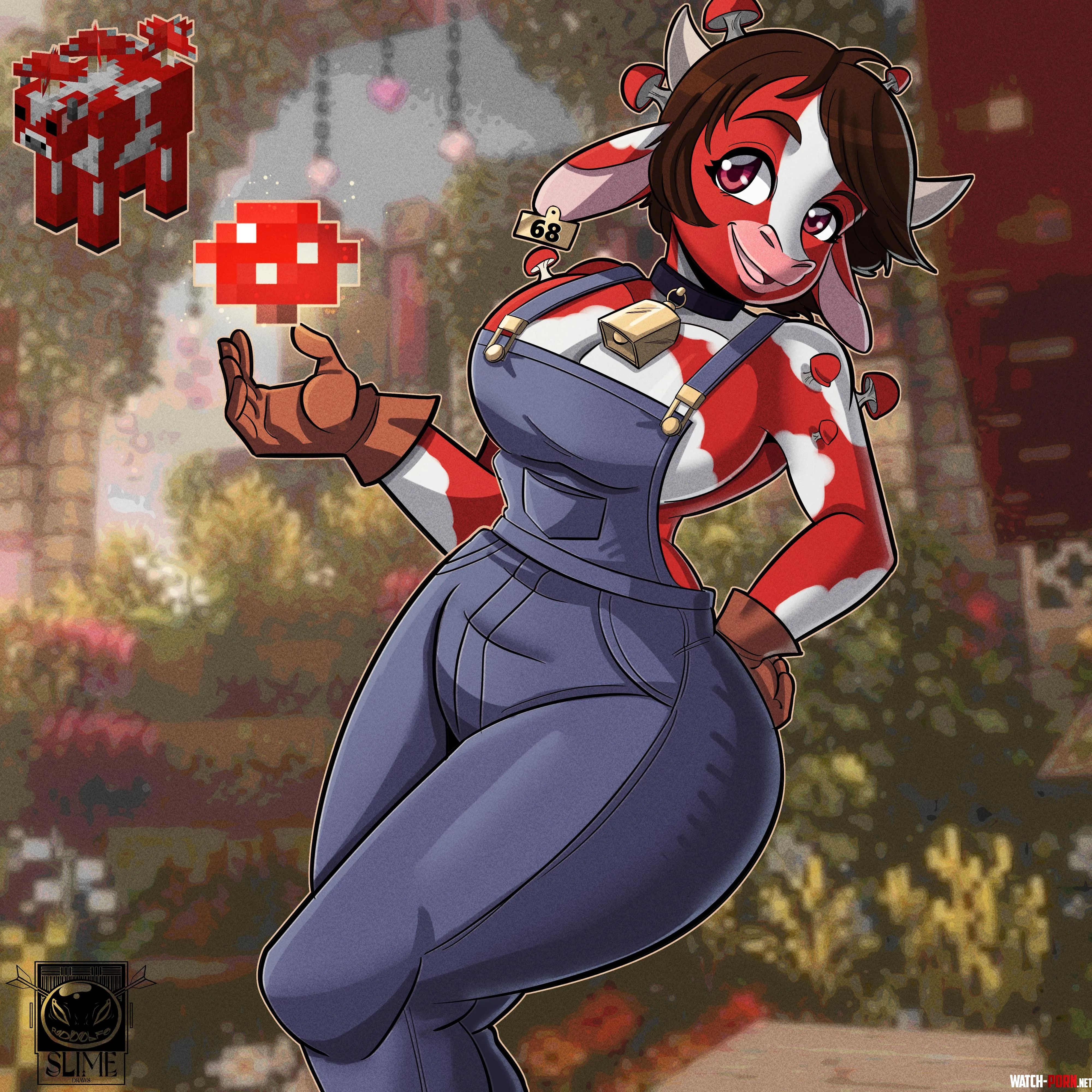 Minecraft furry mushroom Art by me by rodolfoslime