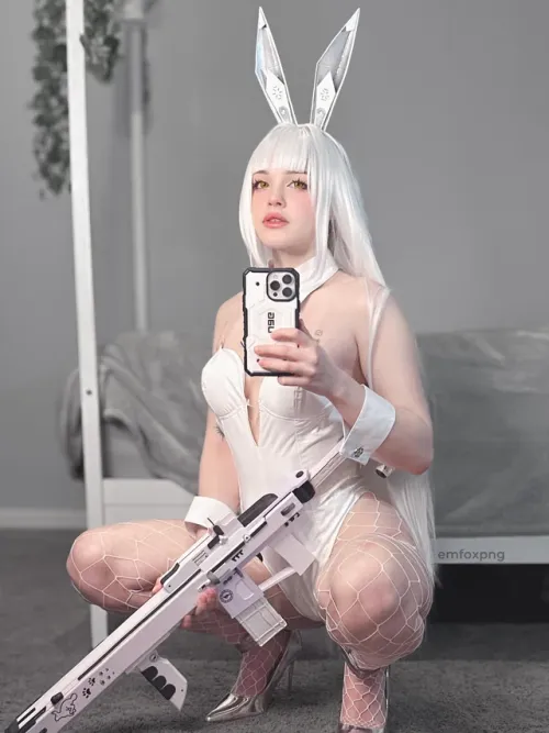 Thumbnail Cosplay Fun: Bunny Blanc from Nikke Emfoxpng | BunnyGirls Category