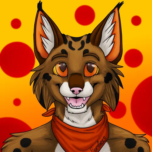 Thumbnail Happy Lynx Commission: Furry Artistry by FireHyena