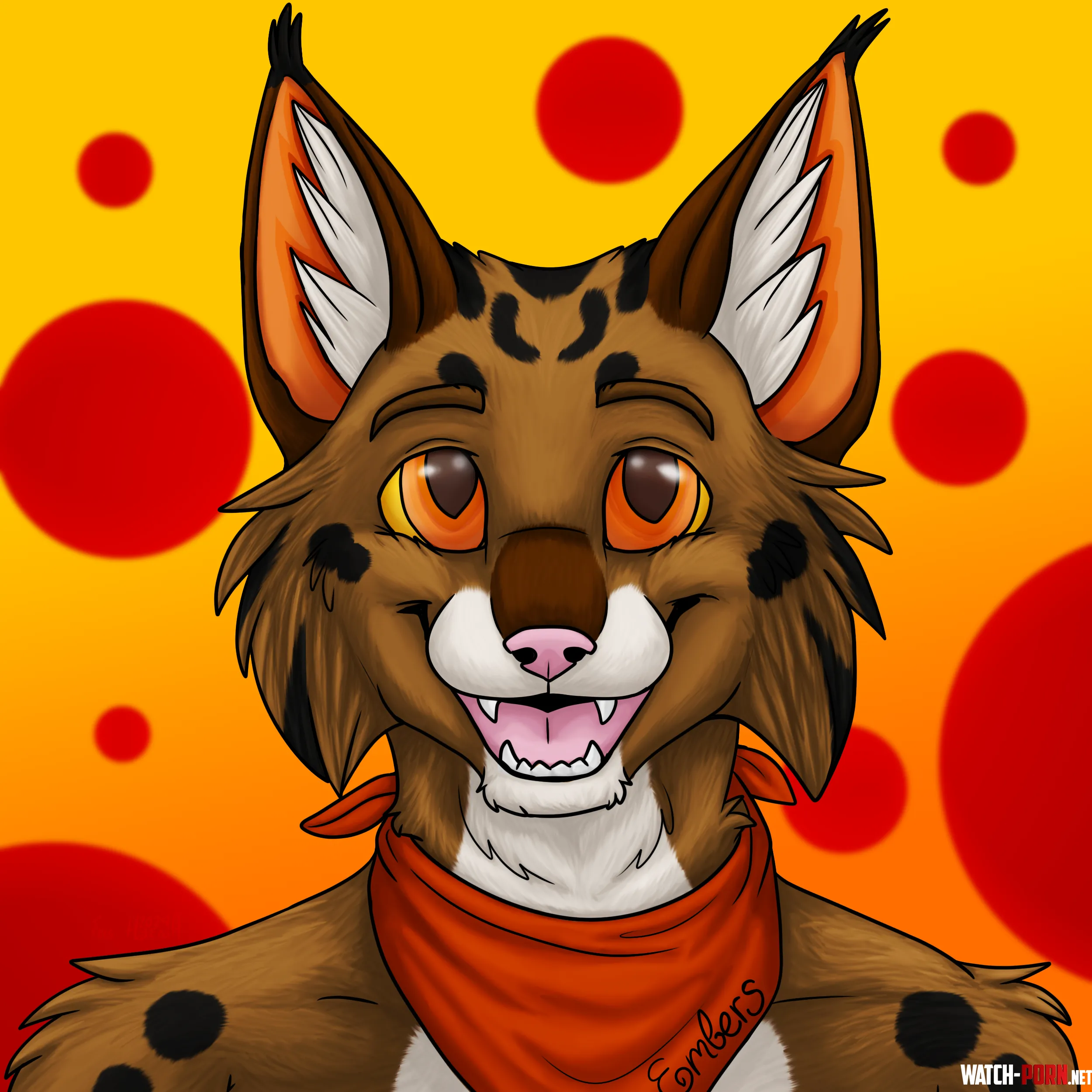 Happy Lynx Finished commission for Embers 3 I am still open for those by FireHyena
