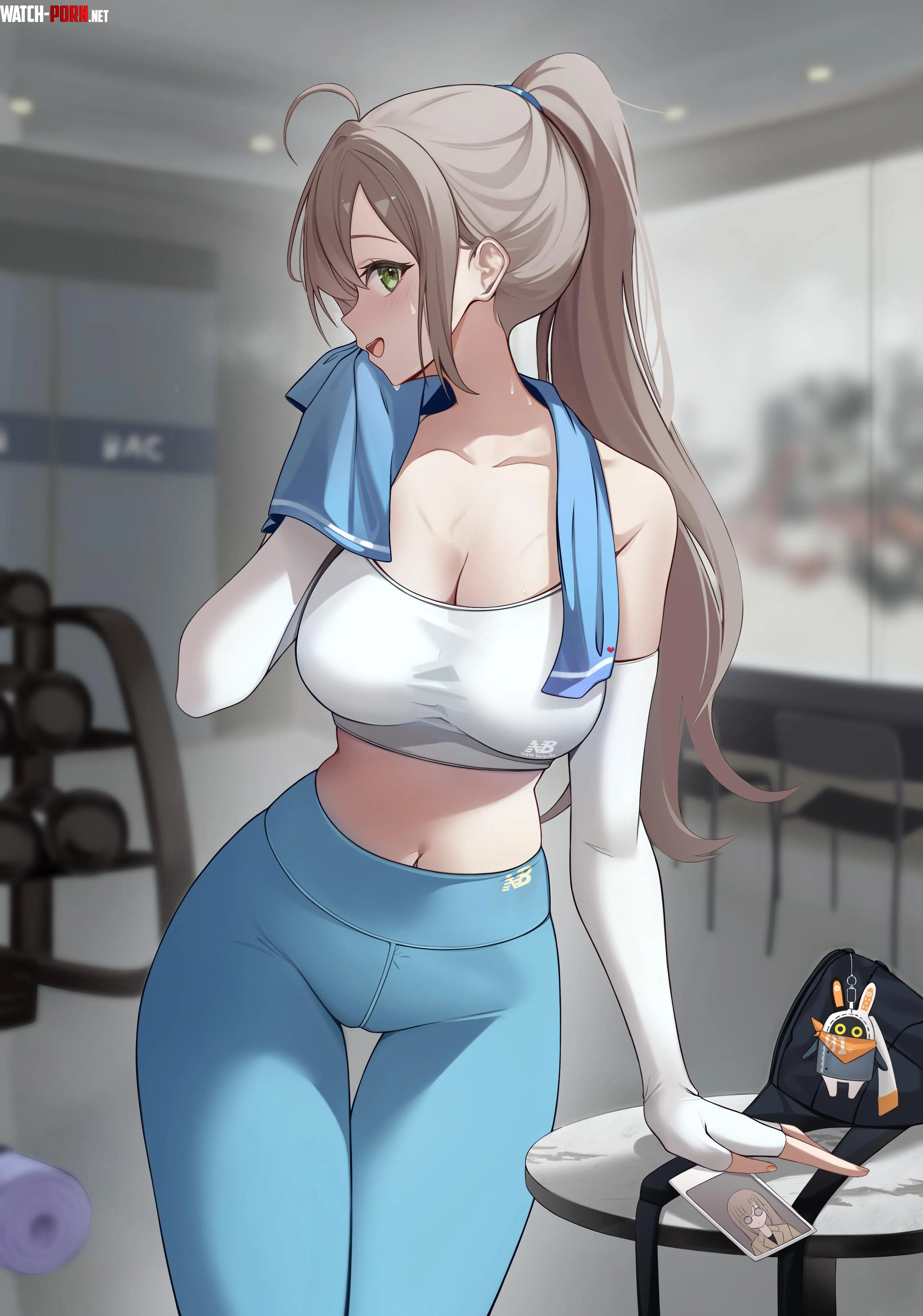 Toweling Off Artists Original by CheetahSperm18