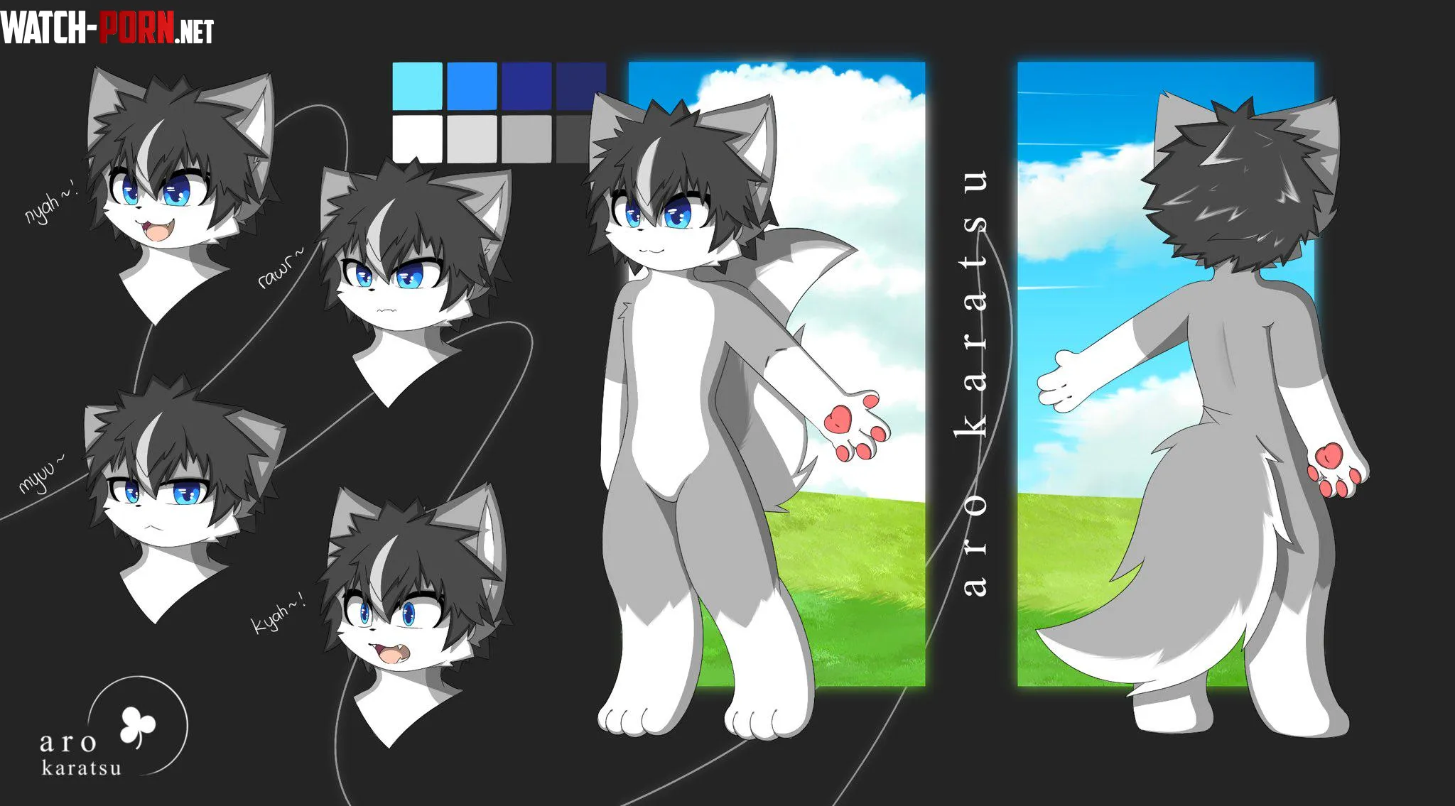 heres my reference sheet art by me Aro Karatsu by PhotographLeading528