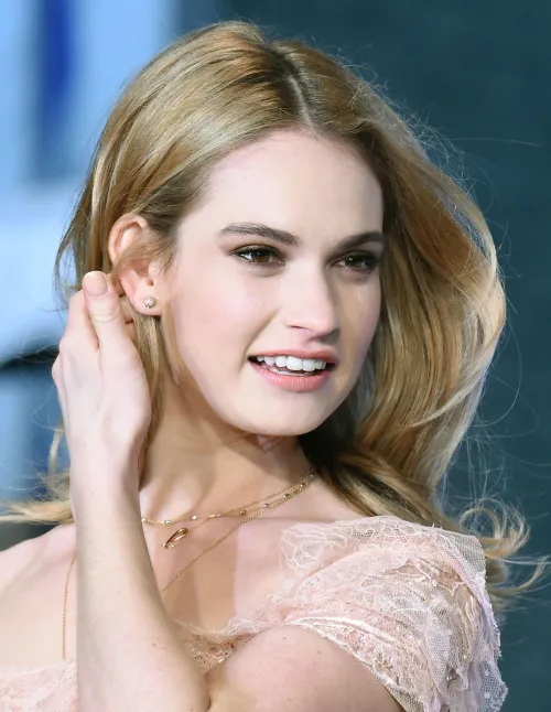Thumbnail Unveiling the Elegance of Lily James by Ken789gh from the PrettyGirls Category