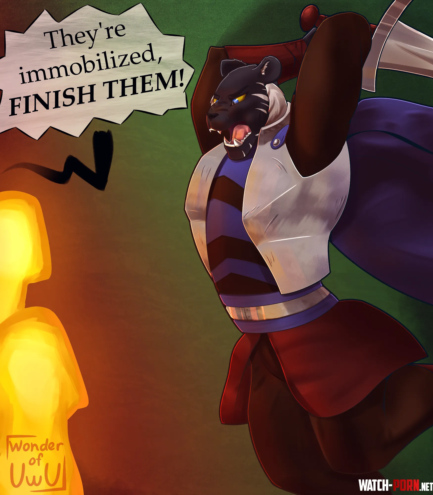 Fight fire with steel art by me WonderOfUwU by WonderOfUwU