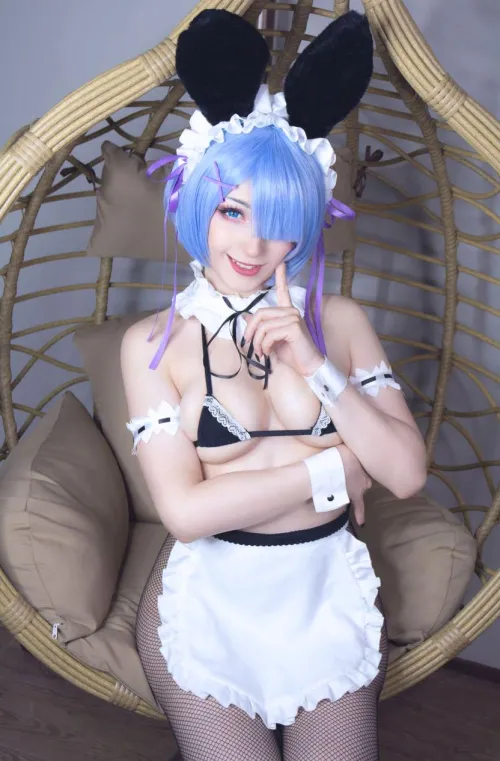 Thumbnail Cosplay Delight: Bunny Rem by Weird-Doughnut7002