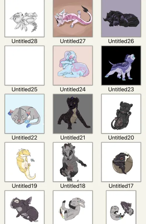 Thumbnail Adorable Babies Drawn by Curtainsfly | Furry
