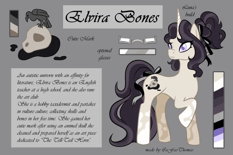 Thumbnail Ref Sheet for Pony Sona: Furry Creativity by kleptotoid