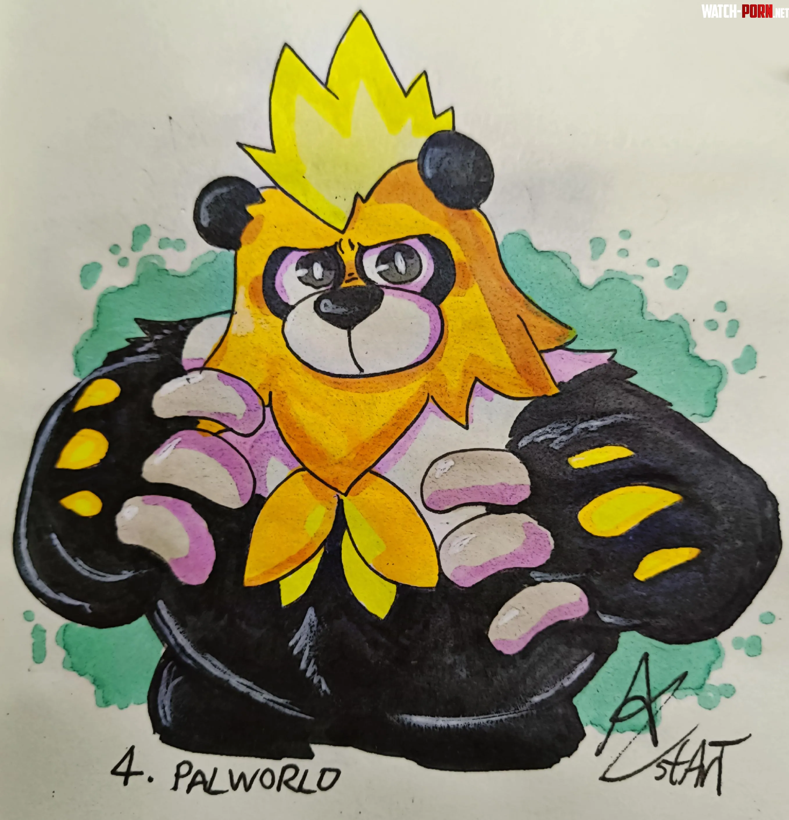 Day 4 Palworld  Furktober 2024  my art by Cylinder_stArT