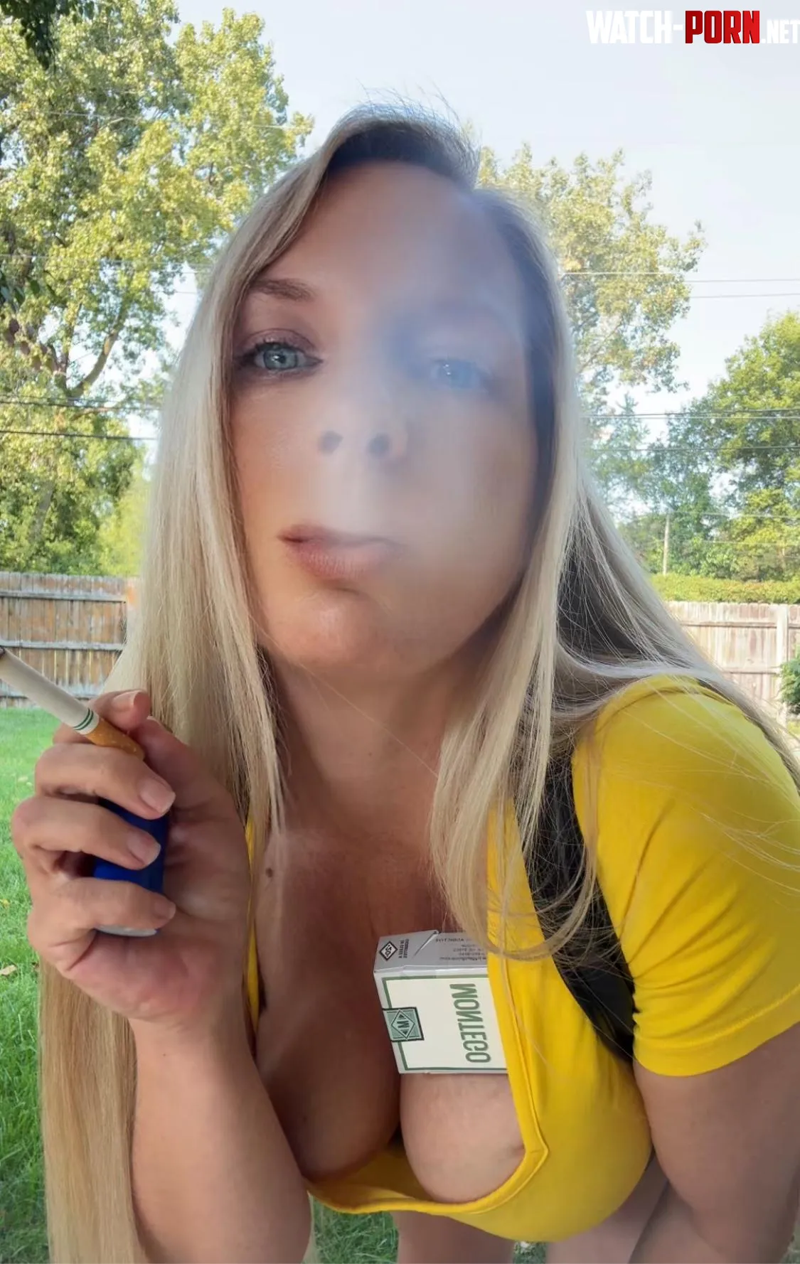 Smoking slut with DDs for your pleasure  by TheRaven_and_Poe