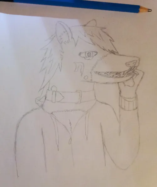 Thumbnail Teeth Art Exploration: Furry Artistic Insights by goldenserpentdragon