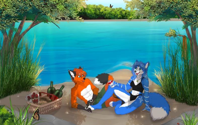 Thumbnail YCH COMM Art by SpankyBank_ in Furry Category