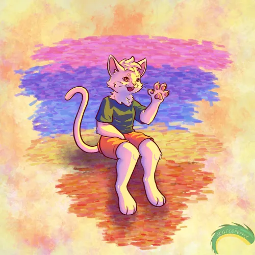 Thumbnail Cat Fursona Art Request by scarcepepper | Furry