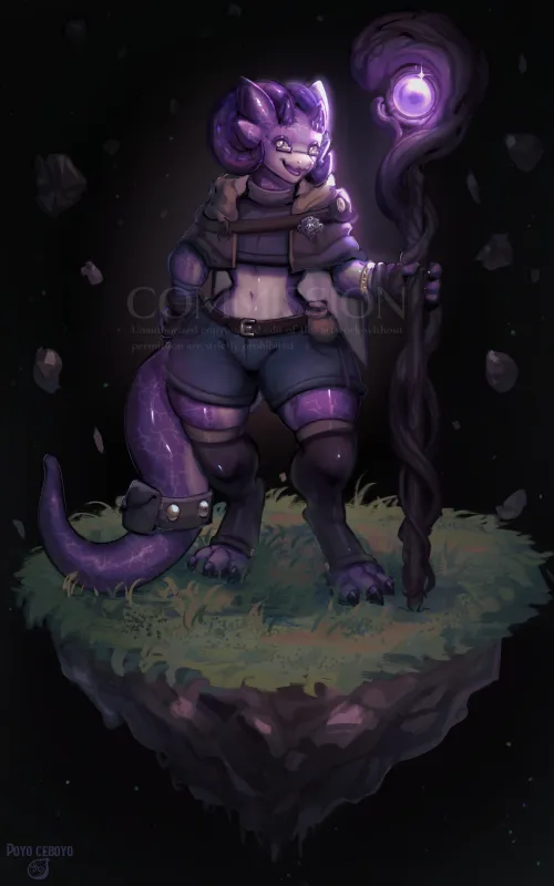 Thumbnail Client's Kobold Commission: Unique Furry Art by Poyoceboyo