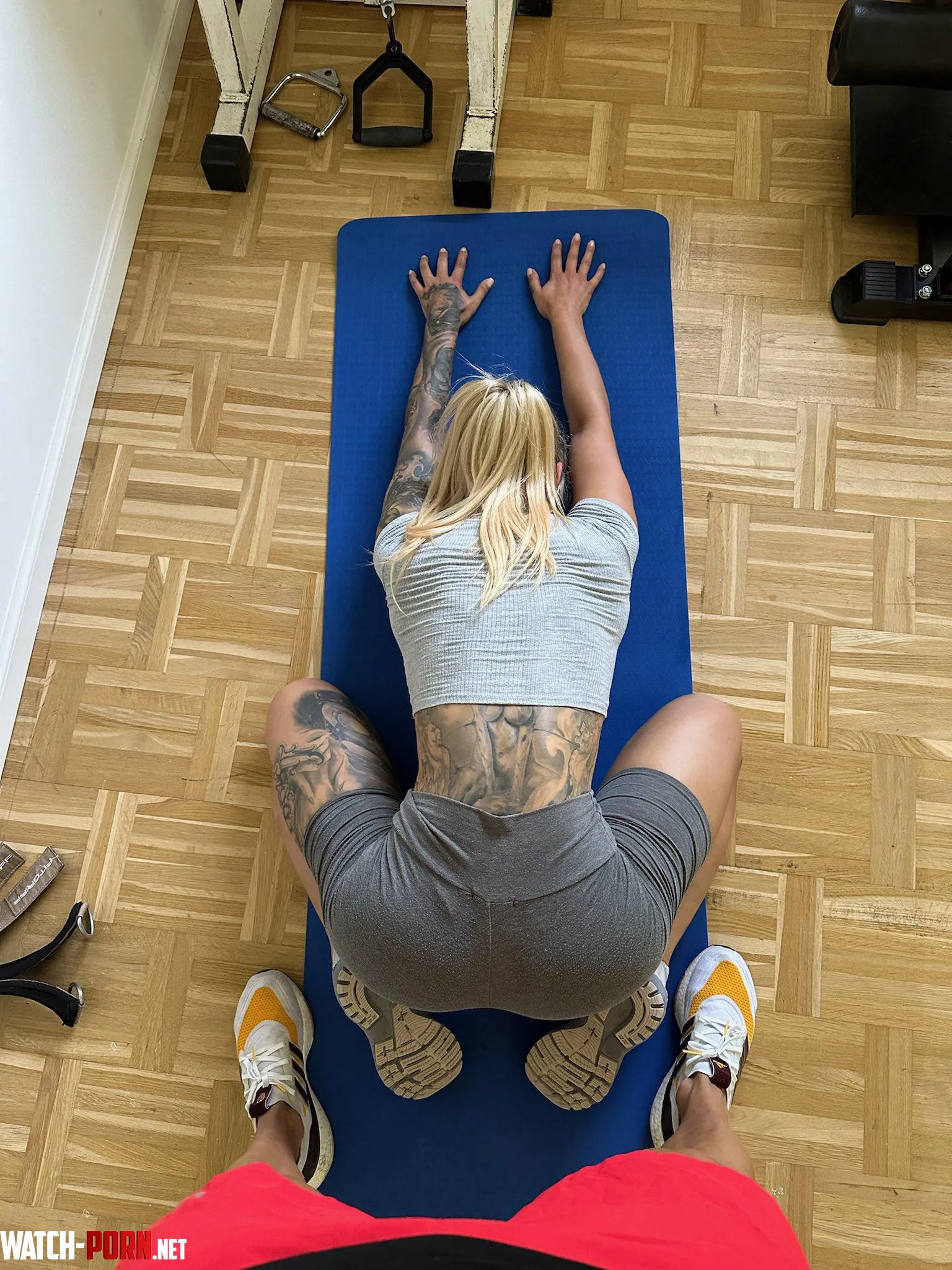 Lets do yoga stretches together by Jill-H008