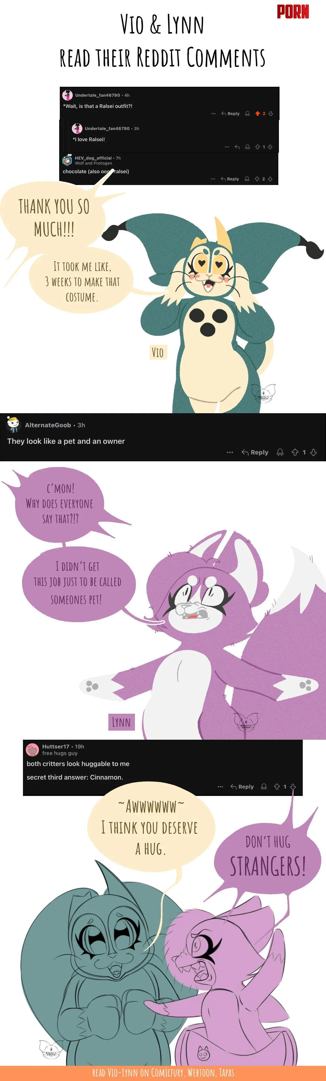 Vio amp Lynn read their comments art by kanorisauce by Kanori_sauce