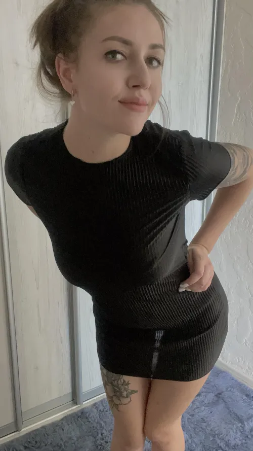 Thumbnail Hope I Look Sexy in This Black Dress: A Fashion Statement by megan_vikkk
