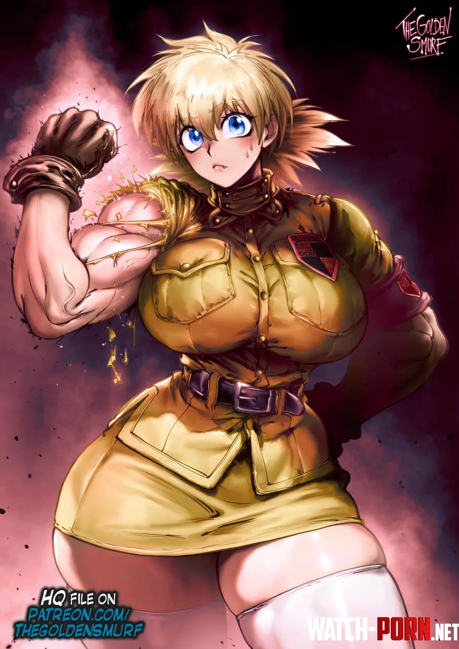 Seras Victoria from Hellsing TheGoldenSmurf by TheTMoneyMan