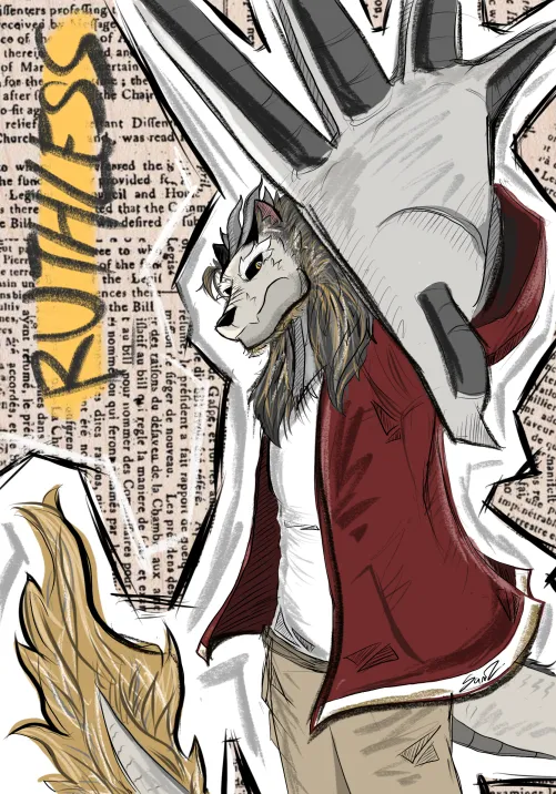 Thumbnail Life as a Youngster Art by SamzArtz: Nostalgic Furry Piece