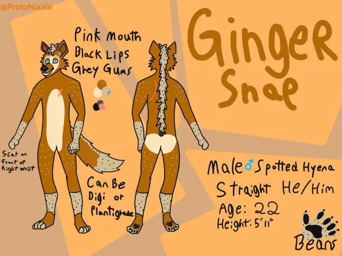 Thumbnail Ginger Snap Artwork Revealed by SubsonicRabbit in the Furry Community