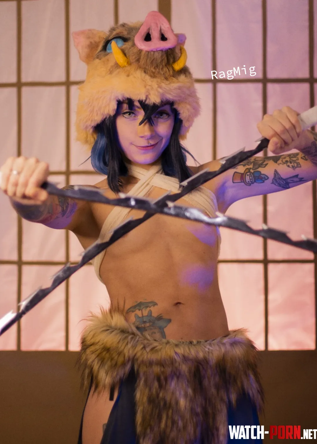 Inosuke from Demon Slayer by RagMig by ragmig_