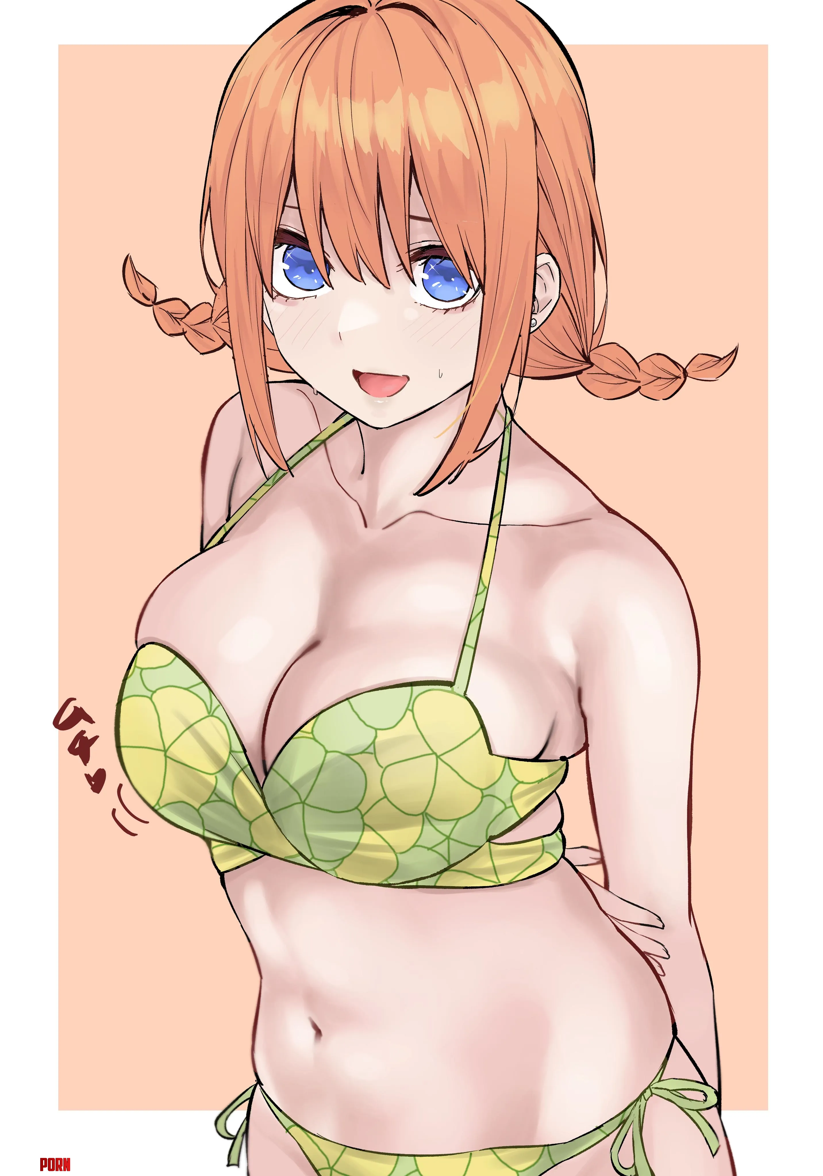 Yotsubas Skintight Floral Bikini Quintessential Quintuplets by Csxc