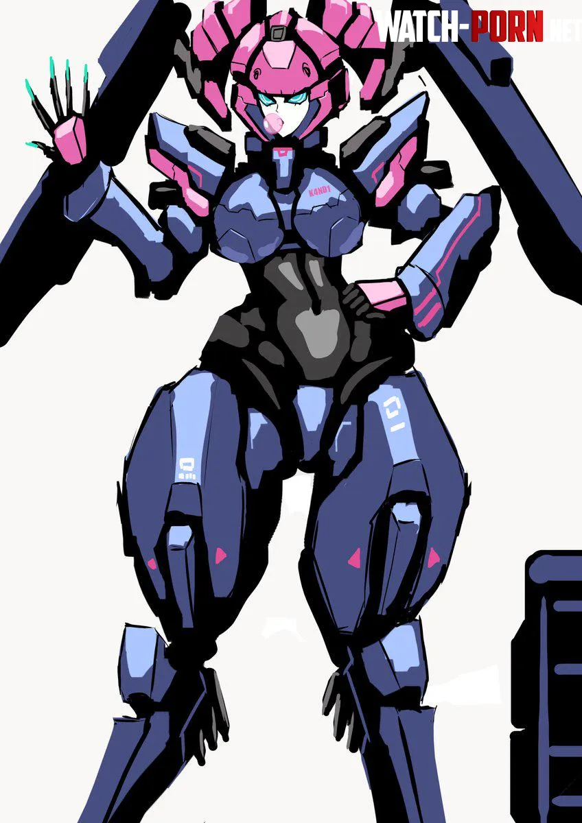 Twintail robotgirl GrotesqueRampag by Kroenen19