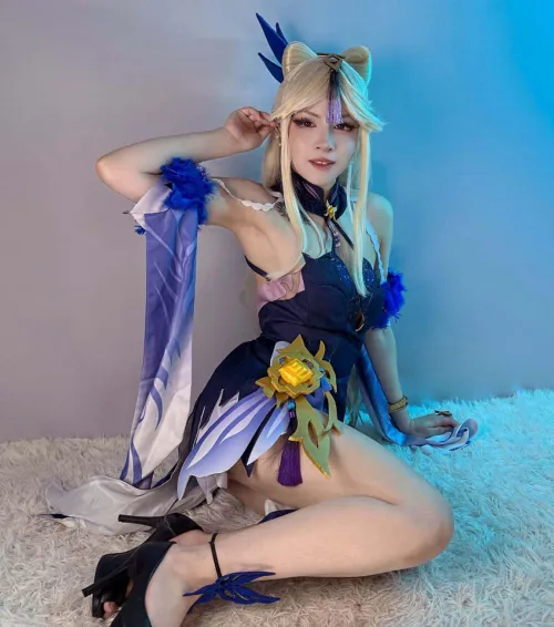Thumbnail Anime Admiration: My Ningguang Cosplay Stella by SthormyStar | animearmpits