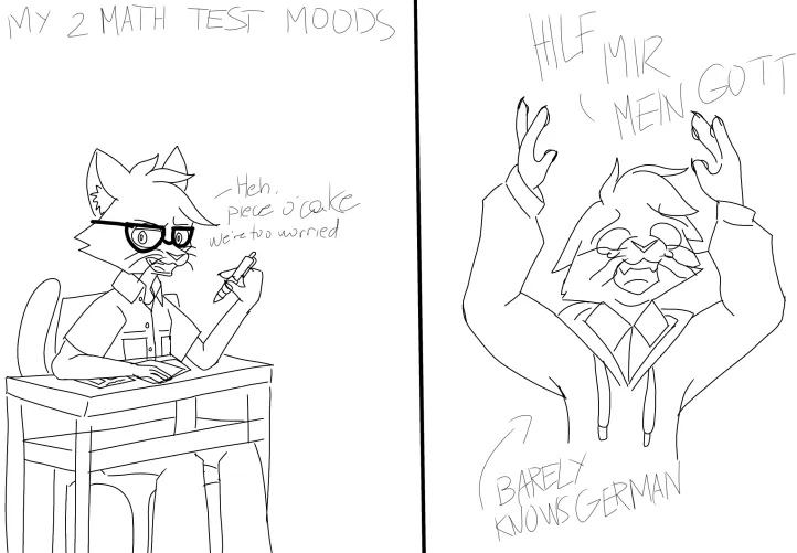 Thumbnail Mathematics-Inspired Doodles by Adof_TheMinerKid: Creative Furry Art