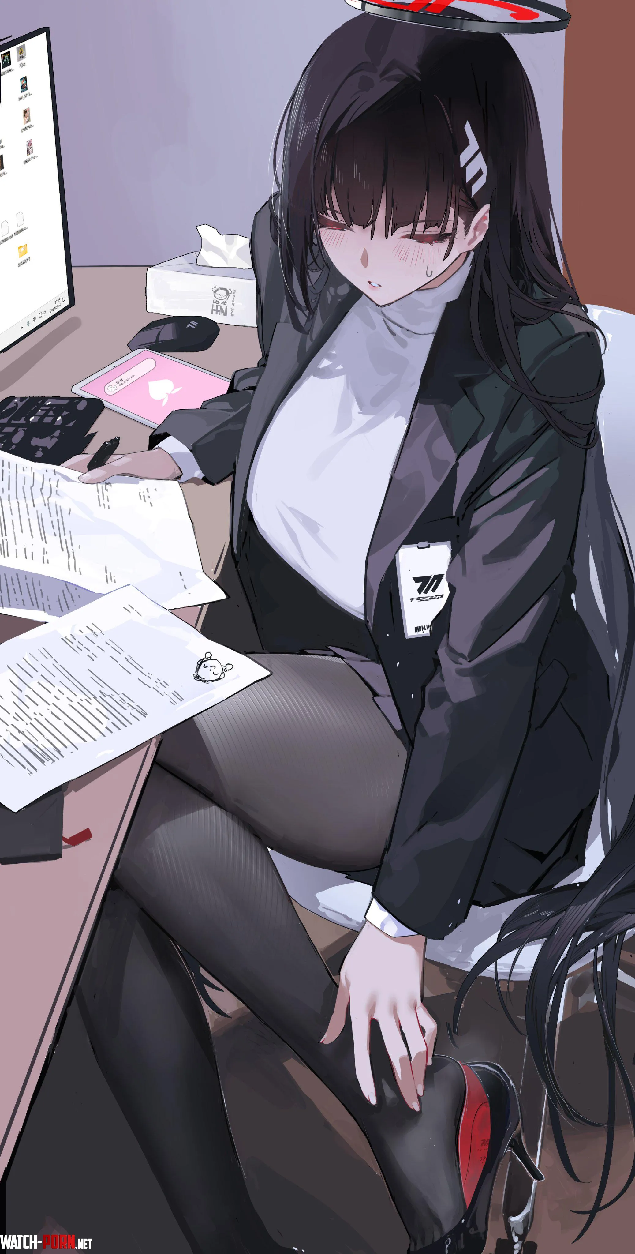 Rio Tsukatsuki Blue Archive by CheetahSperm18