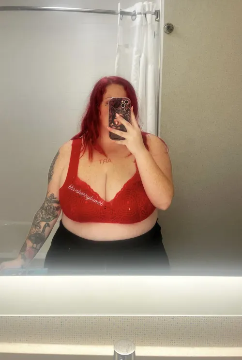 Thumbnail Ravishing in Red: Red is So My Color with bbwcherrybomb
