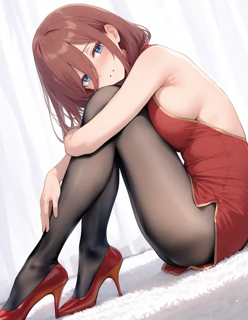Thumbnail Miku Nakano by CheetahSperm18 | Exploring thighdeology