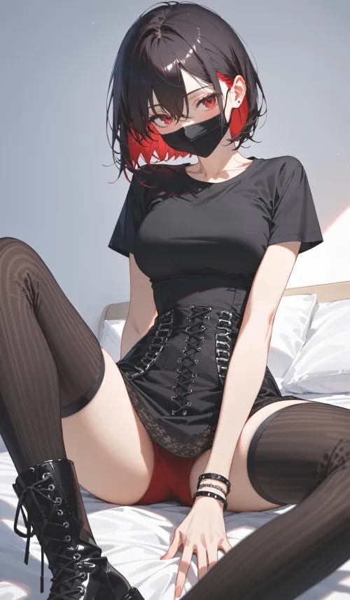 Thumbnail Red Color Pantsu Trends in thighdeology by CheetahSperm18