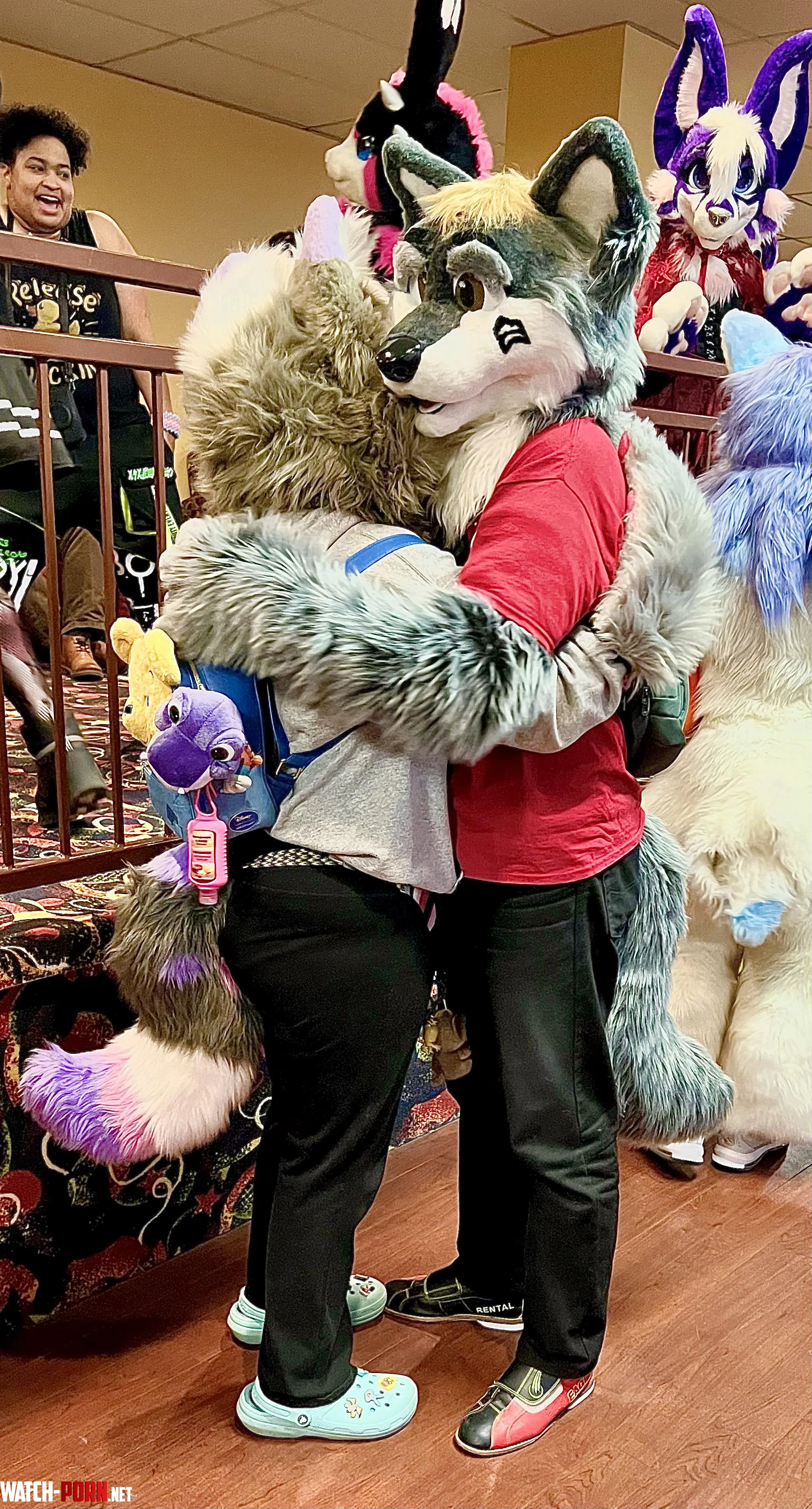 Wolf hugs are the best hugsDont you agree  by Lulu384
