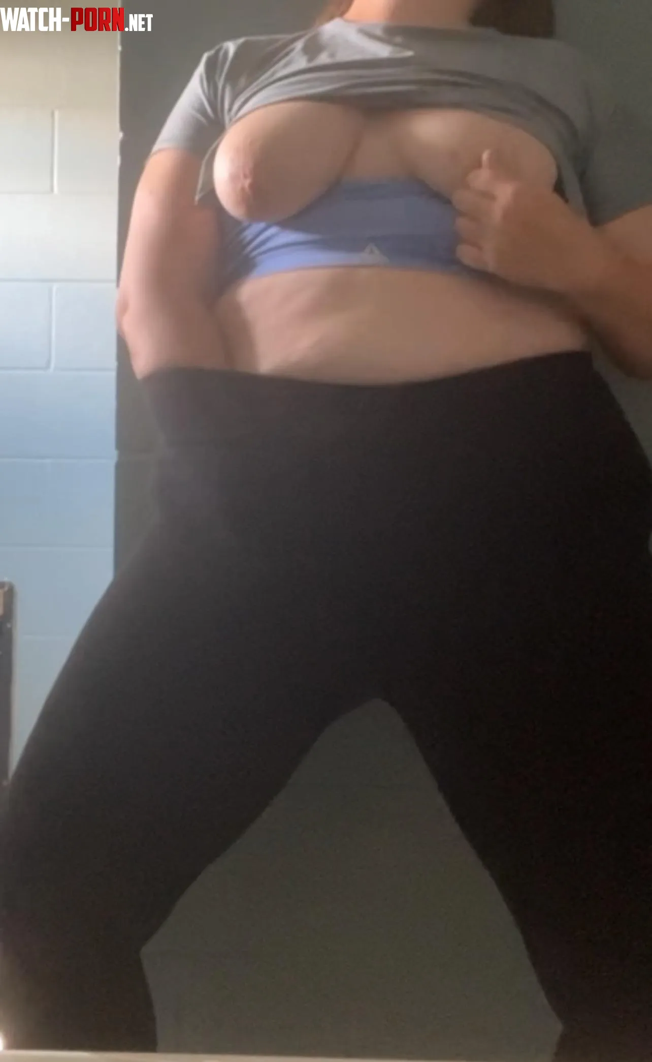 Cumming hard in the bathroom at work by Aggravating-Paper906