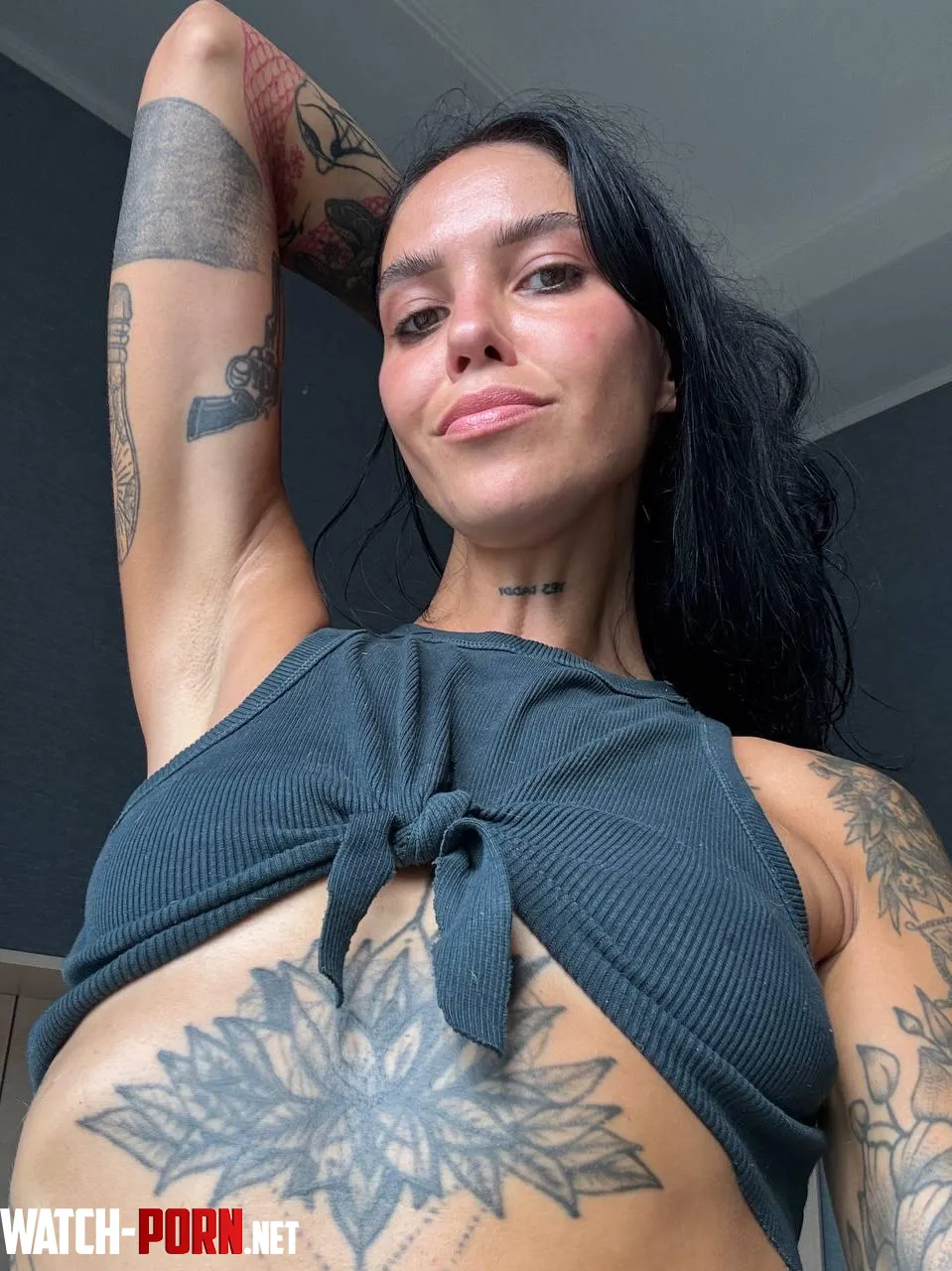 smooth armpit surrounded by some ink by helengem