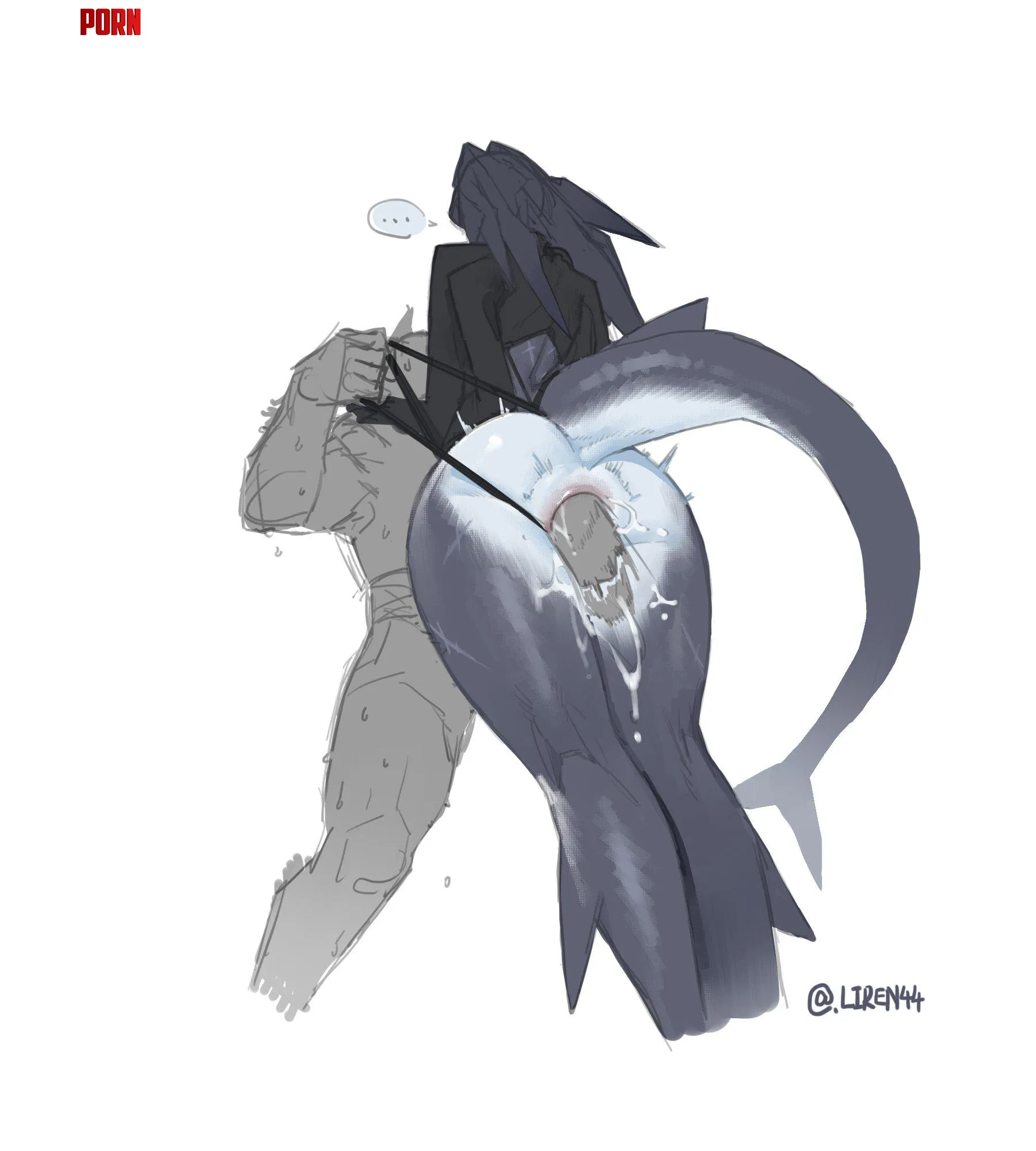 Shark ass supremacy Liren66 by The_Real_Hentai_Girl