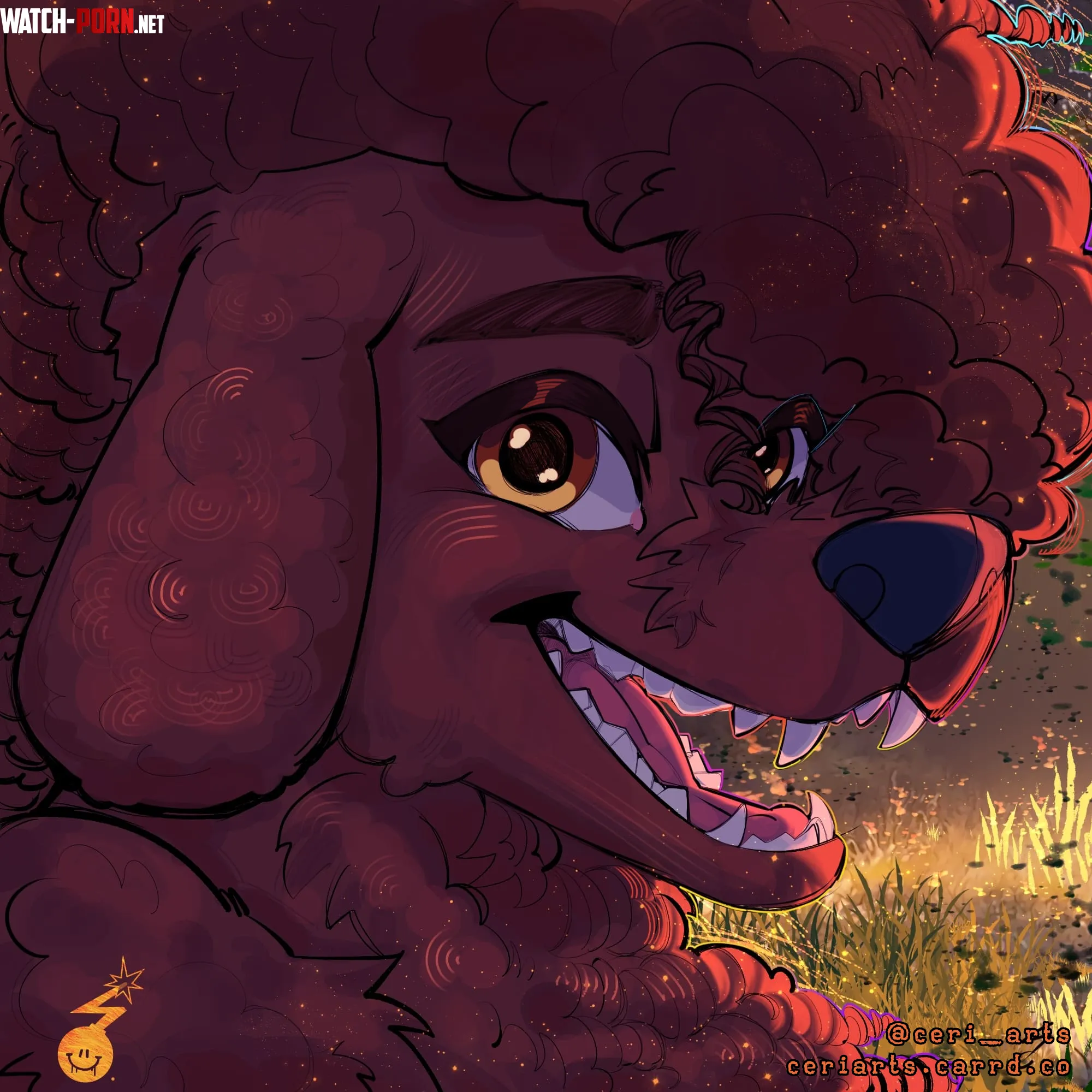 dog friend dog art by me ceriarts by Kaelzadas