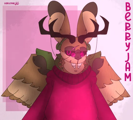 Thumbnail Meet Berryjam: The Wolpertinger - Art by AdSpecific5848 | Furry Community