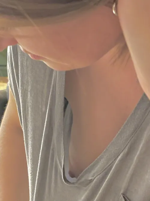 Thumbnail Casual Downblouse Moment Captured by TootsieTreasure69