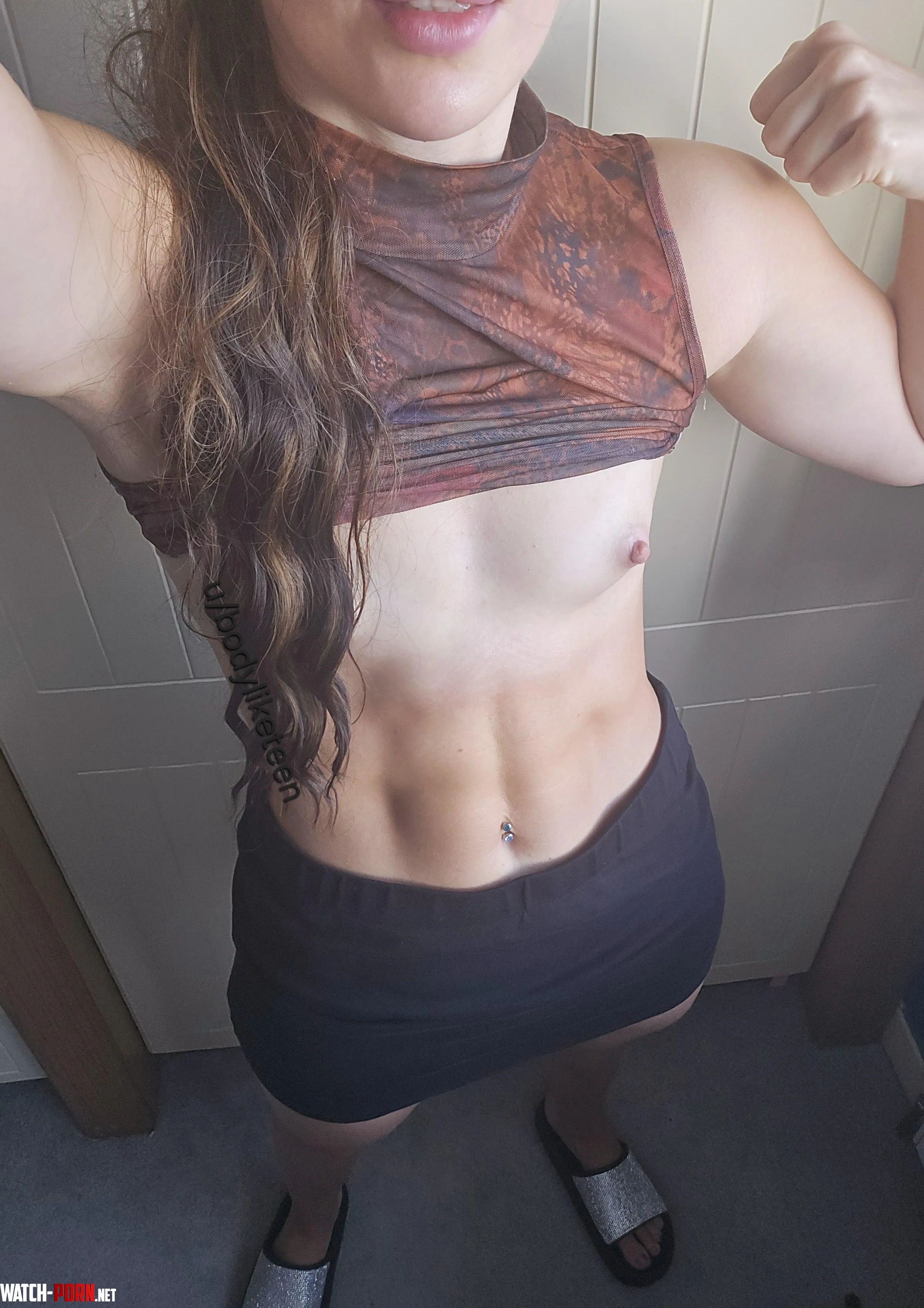 Little titty tan lines and abs  what do you think bbe by bodyliketeen