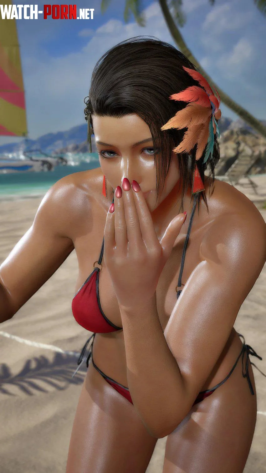 What are you doing there  asuka kazama tekken 8 by RoseYours
