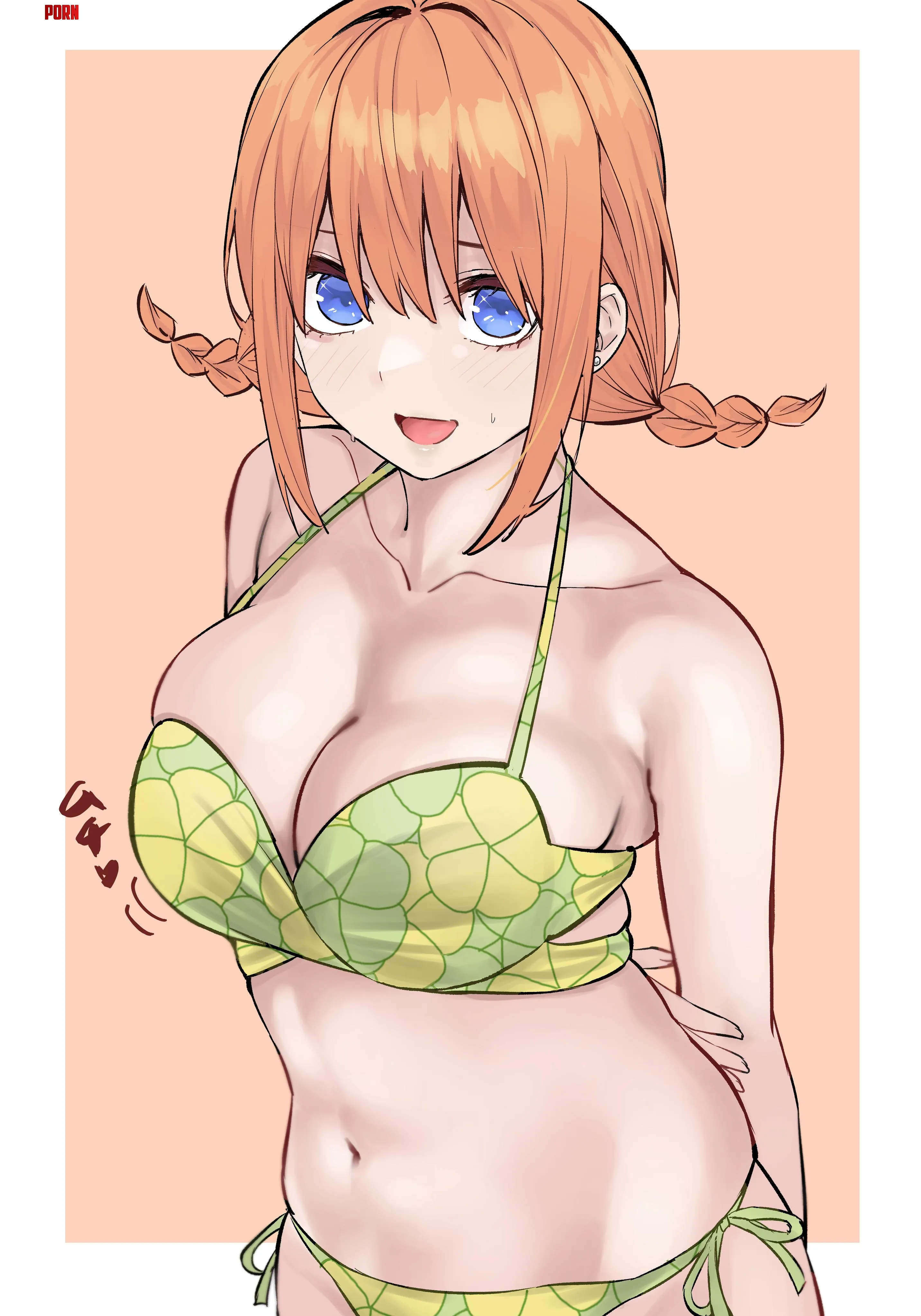 Yotsubas Skintight Floral Bikini Quintessential Quintuplets by Csxc