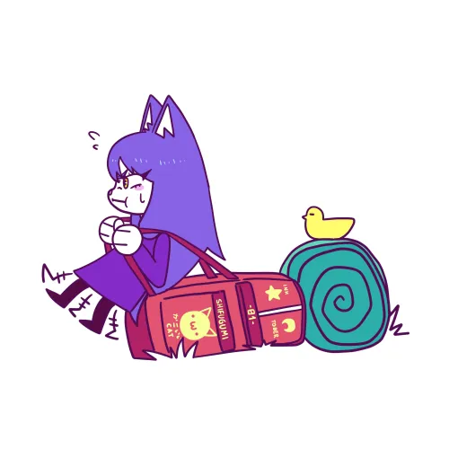 Thumbnail Inktober 01: Backpack Art by shifugumi - Furry Creation