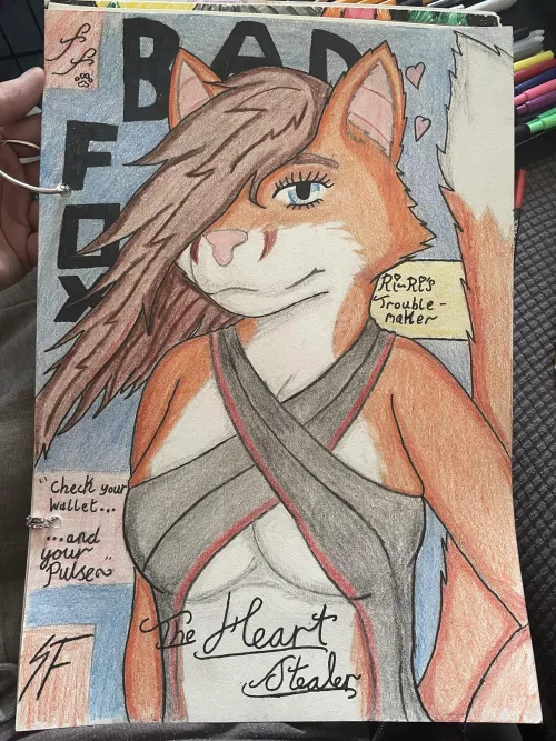 Thumbnail From BadFox to Finished Art: Artistic Journey by Wesk-Wildcard | Furry