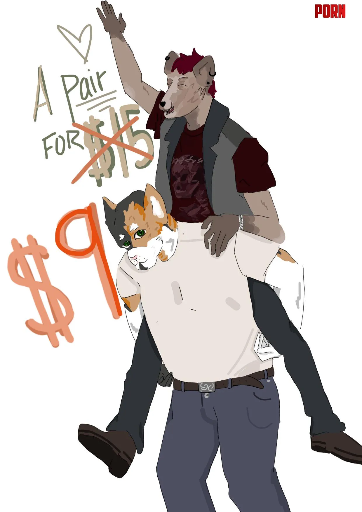 I lowered my price for couple drawings 9 by Curtainsfly