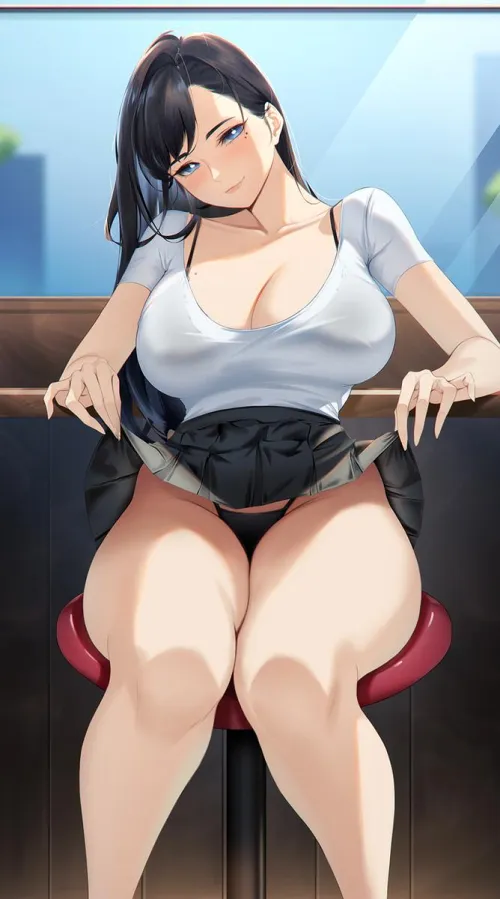 Thumbnail baka_link2012 Teases with JUST ONE PEEK - A Thighdeology Dive