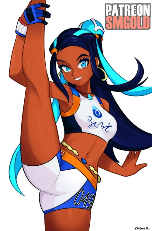 Thumbnail Nessa with High Leg by LafterMastr | Embracing thighdeology